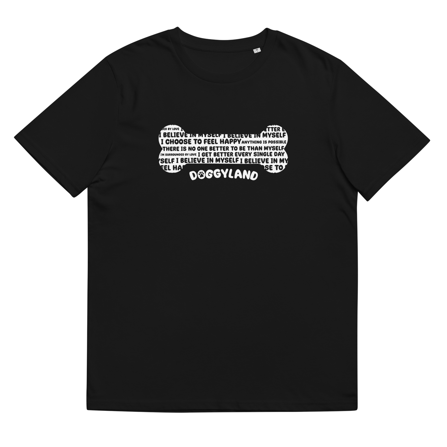 Adult Doggyland Affirmations Bone Shirt