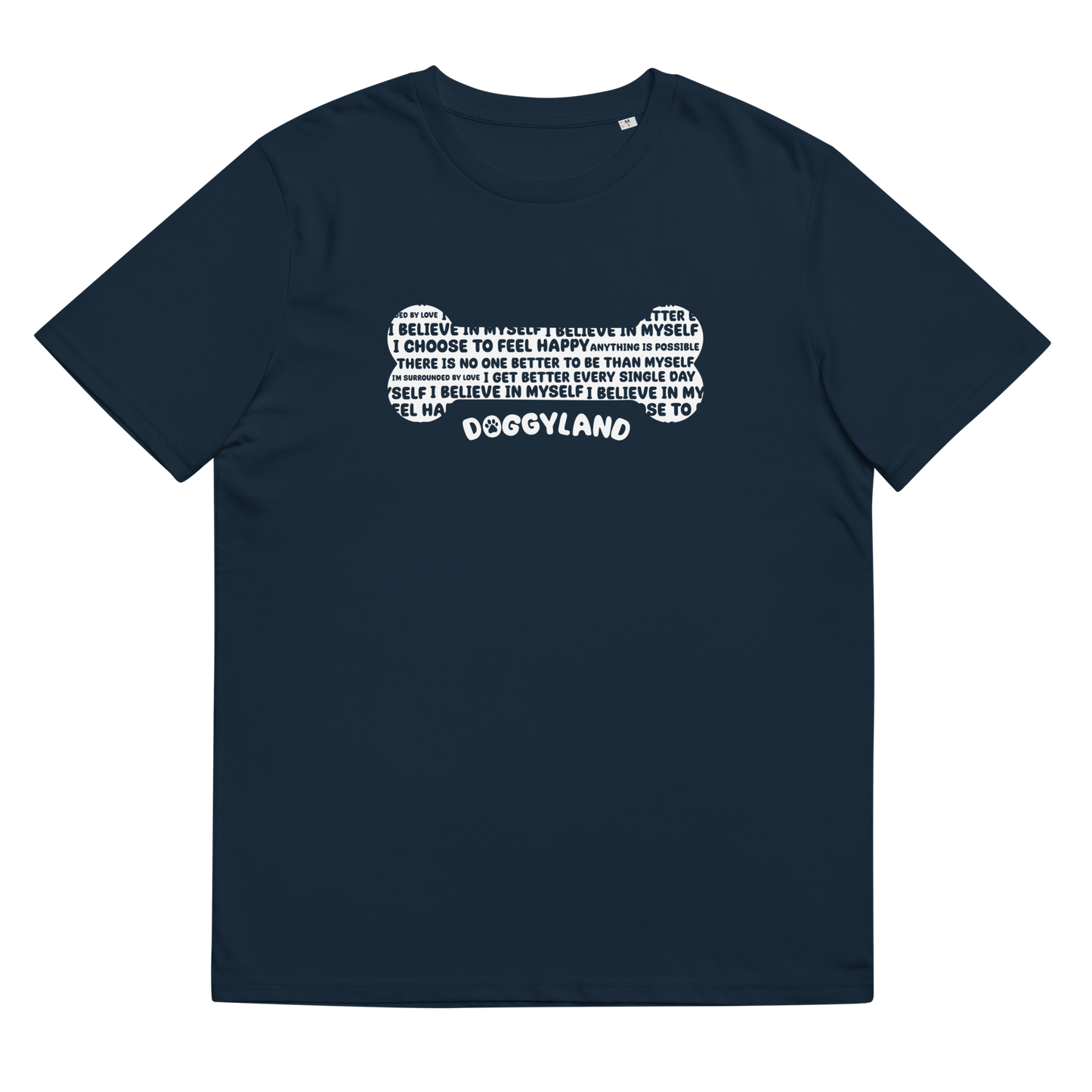Adult Doggyland Affirmations Bone Shirt