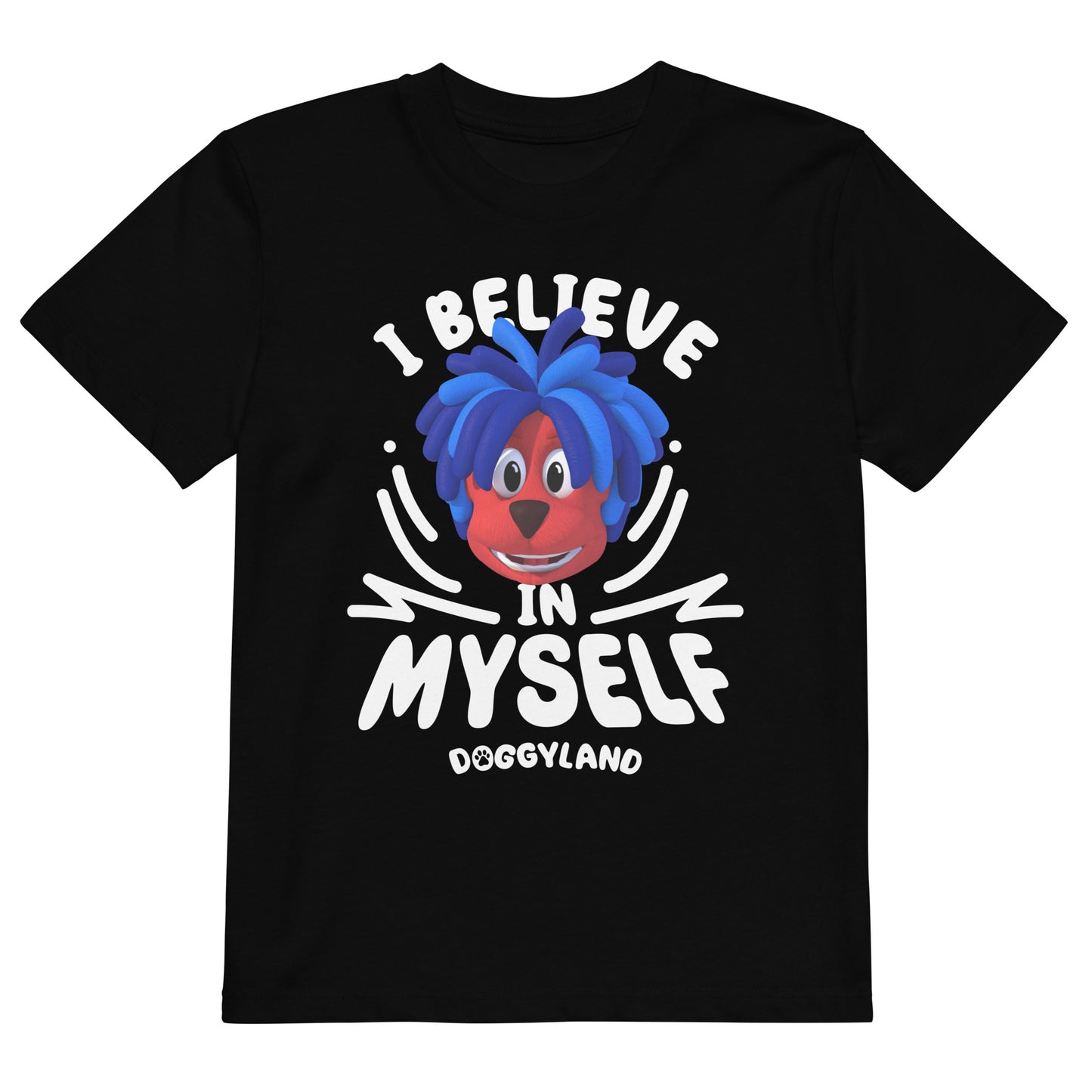 Kids Barks A Locks "I Believe In Myself" Affirmation Shirt