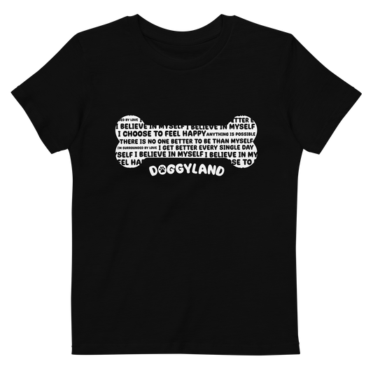 Kids Doggyland Affirmations Bone Shirt