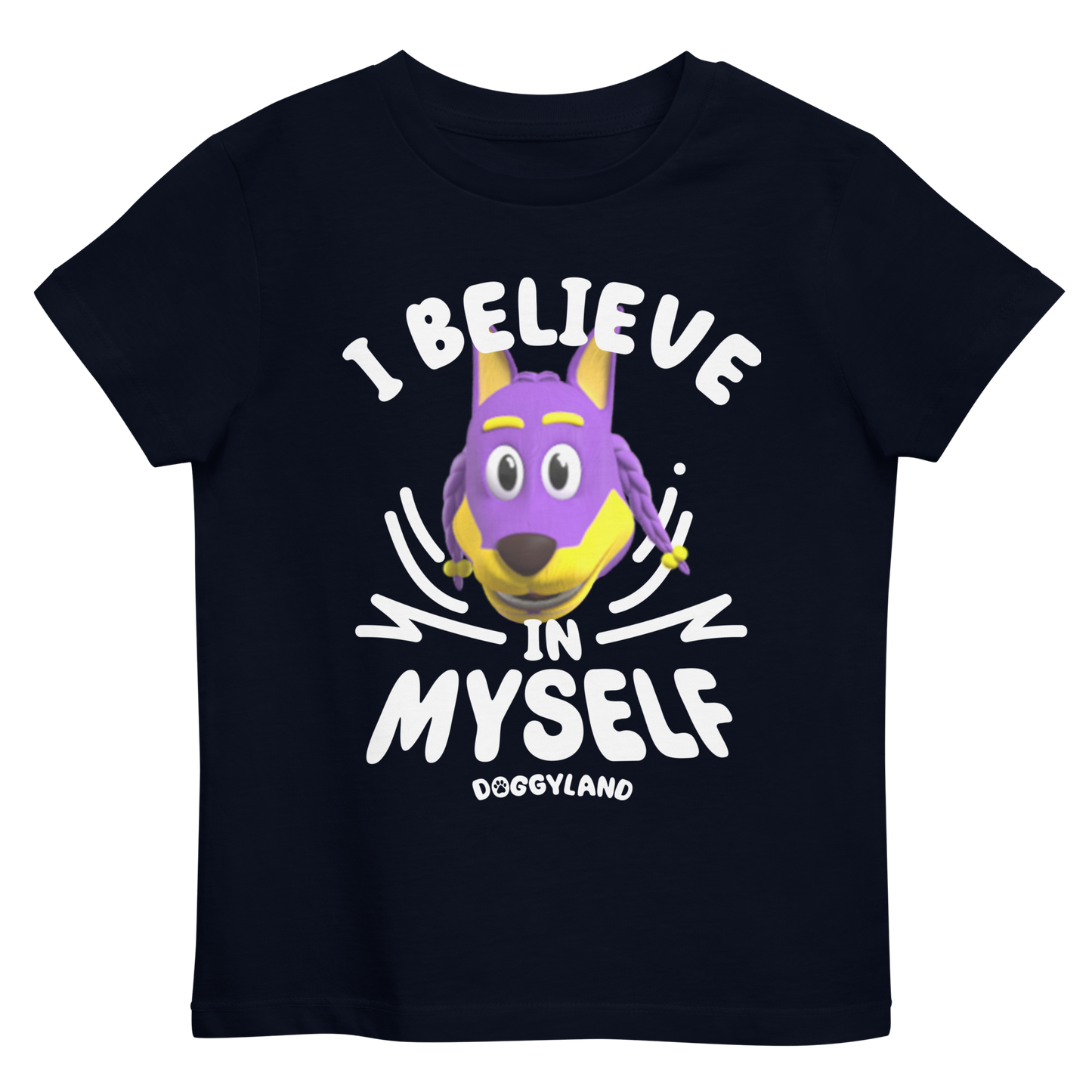 Kids Bow Wizzle "I Believe In Myself" Affirmation Shirt