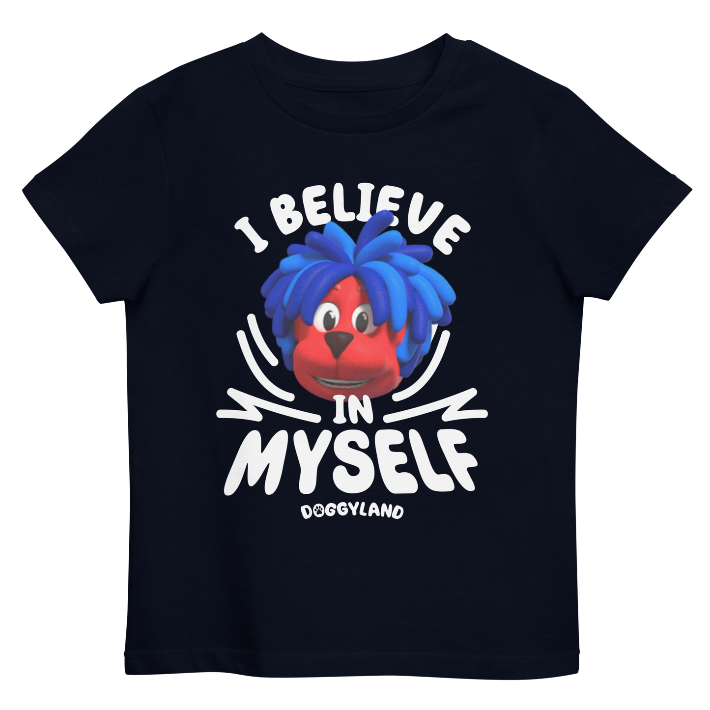 Kids Barks A Locks "I Believe In Myself" Affirmation Shirt